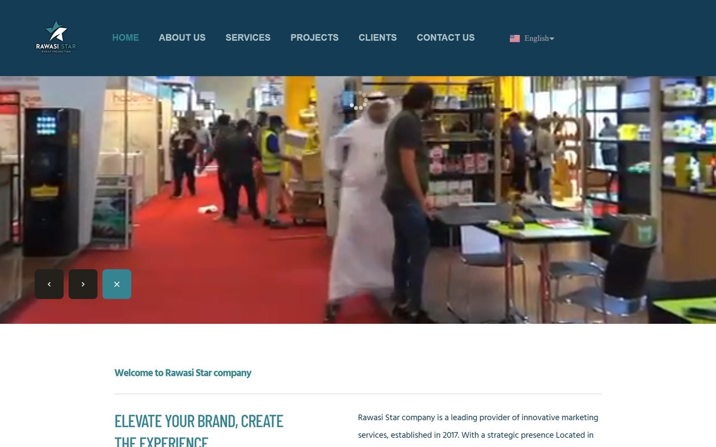 Rawasi Star website